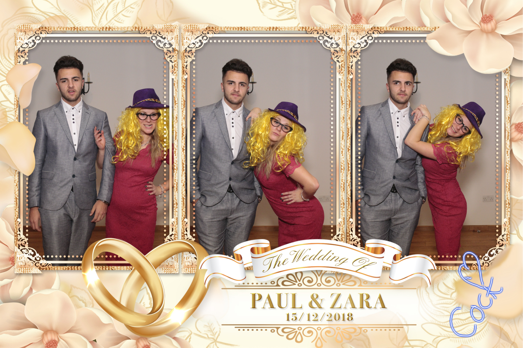 Paul & Zara's Wedding | View more photos from the event at gallery.myphotoboothexperience.co.uk/u/MyPhotoBoothExperienceLtd/Paul-Zaras-Wedding